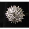 Image 1 : LADIES 14 KT. WHITE GOLD DIAMOND RING