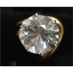 14 KT. YELLOW GOLD SWIRL RING