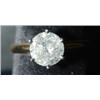 Image 2 : 14 KT. YELLOW GOLD DIAMOND SOLITAIRE RING