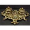Image 1 : BRASS DOUBLE INKWELL