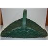Image 1 : GREEN PAINTED FLOWER BASKET