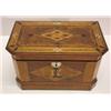 Image 1 : ROSEWOOD DRESSER BOX WITH INLAID DEC.
