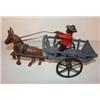 Image 1 : CAST IRON DONKEY DRAWN CART