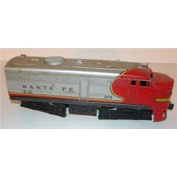 LIONEL SANTA FE NO. 218 TRAIN ENGINE