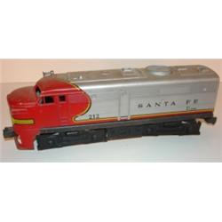 LIONEL SANTA FE NO. 212 TRAIN ENGINE