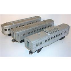 3 PC. LIONEL PASSENGER CAR LOT