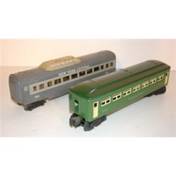 2 PC. LOT OF TRAIN PASSENGER CARS