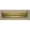 Image 1 : BRASS FIREPLACE FENDER WITH BALL FEET