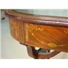 Image 4 : INLAID GLASS TOP SEWING STAND