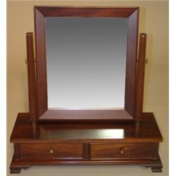 WALNUT CHIPPENDALE STYLE SHAVING STAND