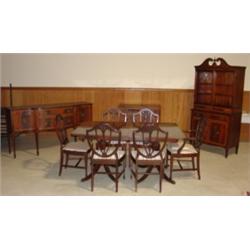 10 PC. VAN SCIVER DININGROOM SUITE