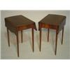Image 1 : PR. OF MAHOGANY SINGLE DRAWER STANDS