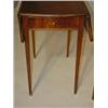 Image 3 : PR. OF MAHOGANY SINGLE DRAWER STANDS