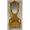 Image 1 : OAK HALL SEAT WITH MIRRORED BACK