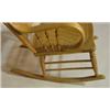 Image 4 : OAK PRESSED BACK ROCKING CHAIR