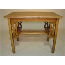 OAK LIBRARY TABLE