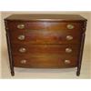 Image 1 : MAHOGANY SWELL FRONT CHEST