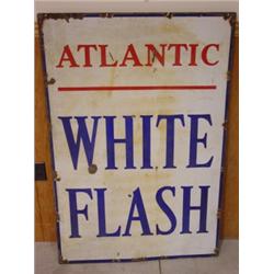 ATLANTIC WHITE FLASH ADVERTISING SIGN