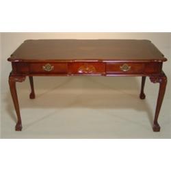 CHIPPENDALE STYLE PARTNER'S DESK