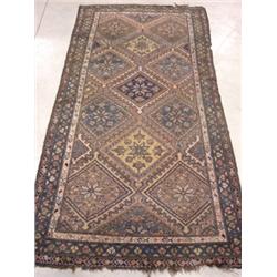 ANTIQUE PERSIAN THROW RUG