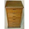 Image 3 : OAK 6 DRAWER FILE CABINET
