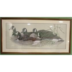 LAMAY, ART CANADIAN GEESE PRINT