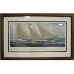 MECRAY, JOHN AMERICA'S CUP PRINT