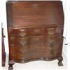 Image 2 : MAHOGANY CHIPPENDALE STYLE SECRETAIRE