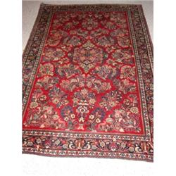 SEMI-ANTIQUE ORIENTAL THROW RUG