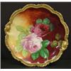 Image 1 : ARTIST SIGNED GILT & FLORAL DECORATED PLATE