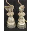 Image 2 : PR. OF PORCELAIN FIGURAL LAMPS