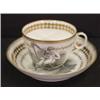 Image 1 : TRANSFER & GILT DEC. CUP & SAUCER