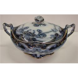 STAFFORDSHIRE COVERED VEGETABLE DISH
