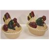 Image 1 : PR. OF METLOX COVERED ROOSTER DISHES