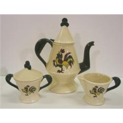 3 PC. METLOX COFFEE SERVICE
