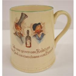 CARLTON WARE HANDLED CUP