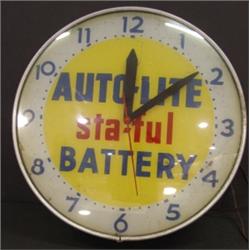 AUTO-LITE ELECTRIC ADVERTISING CLOCK