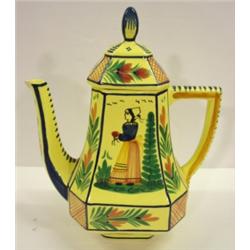 QUIMPER TEAPOT