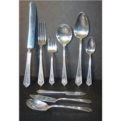 68 PCS. OF ALVIN STERLING SILVER FLATWARE