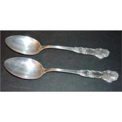 2 LG. STERLING SERVING SPOONS