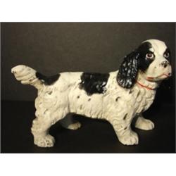 CAST IRON COCKER SPANIEL FIGURAL DOOR STOP