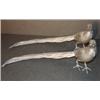 Image 1 : PR. OF ORNATE SILVERPLATE FIGURAL PHEASANTS