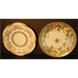 2 PC. LOT OF PORCELAIN PLATES