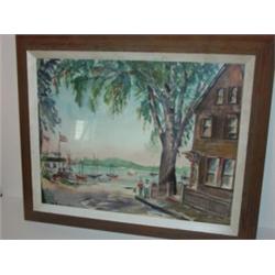 STODDARD, MARION NEW JERSEY WATERCOLOR PAINTING