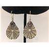 Image 1 : Sterling Silver W/ Resin Earring