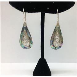 Abalone Sterling Silver Earring
