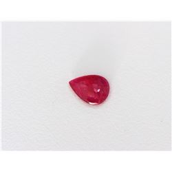 1.58ct Pear Shape Ruby Dimension- 8.2x6.1x3.6