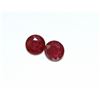 Image 1 : 2.16ct Round Shape match Pair Ruby Dimension- 6x3.6