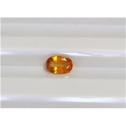 0.95ct Oval Shape Yellow Sapphire Dimension- 7.1x4.8x1.8