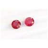 Image 1 : 7.35ct Round Shape Ruby Pair
